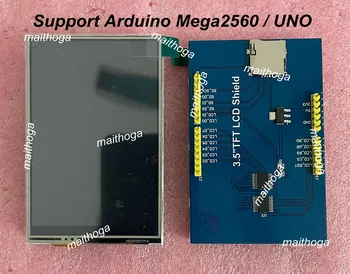 UNO Mega2560 3,5-инчов 20-пинов HD TFT LCD екран с печатна платка (Сензорен екран/Без допир) ILI9486 IC 16-битов паралелен интерфейс 320 (RGB) * 480