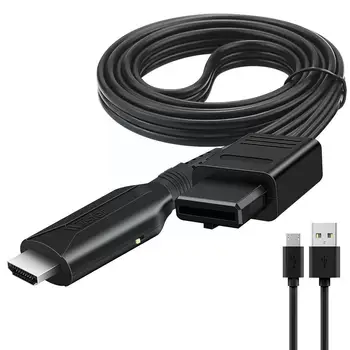 HD N64-HDMI-съвместим кабел HD Линк за N64 SNES Plug And Play 1080P За Nintendo 64-HDMI-съвместим Conver P8U6