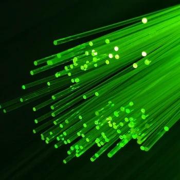 Флуоресцентно оптичен кабел 0,25 ММ Зелен Qrange Червен PMMA Ультраоптический влакна флуоресцентно ОПТИЧЕН кабел ЗА ПОГЛЕД