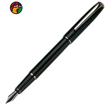 Висококачествена писалка pimio 916 метална матова черна дръжка сив цвят за офиса, учебни пособия за писане