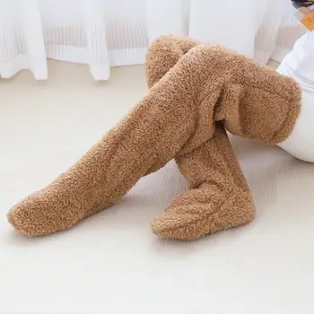 Топли и удобни чорапи за жени, модни и удобни чорапогащи, сгъстено ръкави-утеплители за коленете, които предпазват краката от студ, за ставите