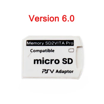 Версия 6.0 SD2VITA За PS Vita Карта памет TF за PSVita Игрална карта PS V 1000/2000 Адаптер 3.60 Системна карта Micro SD Нова