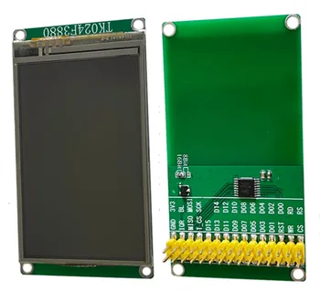 2,4-инчов Цветен сензорен екран 30P/37P 262K TFT LCD (такса/без таксите) R61509V Контролер 8/16-битов паралелен интерфейс 240 (RGB) * 400