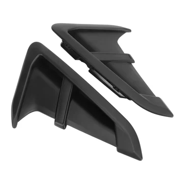 Делото въздух от страна на купето Лесна инсталация, Външна декорация Самоклеящийся дизайн Украса на капачката на въздух за кола Черно