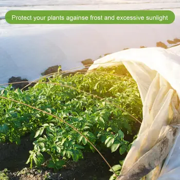 Морозостойкая плат за растения, дишащи ветроупорен калъфи за защита на растенията от замръзване, допринасящи за бърз растеж от метеорологичните насекоми