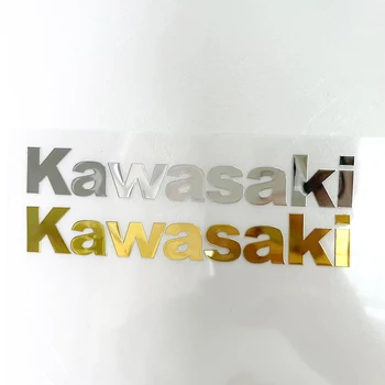 За Kawasaki Метални 3D Стикери С Логото на Мотоциклет Аксесоари За z800 z1000 z900 z750 Ninja 650 400 Zx6r Zx9r