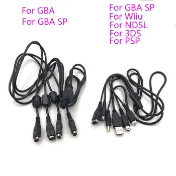 За Gameboy Color Игра 4-Плейъри Линк USB Зарядно Устройство, Кабел за Зареждане на Кабели за Nintendo NDSL/NDS NDSI 3DS XL /PSP /WII U GBA SP