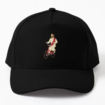 Христос на Мотора - Забавен Религиозен Господ Исус Религиозната Група Подарък за Великден бейзболна шапка Дропшиппинг Рейв Дамски Плажната Мода за Мъже