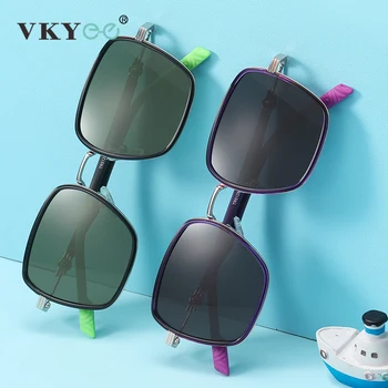Детски Слънчеви очила ВИКИ Square UV400 За Момчета И Момичета С Поляризация На Открито от 8 до 12 Години Модерни Слънчеви очила По Индивидуални Рецепти 5128