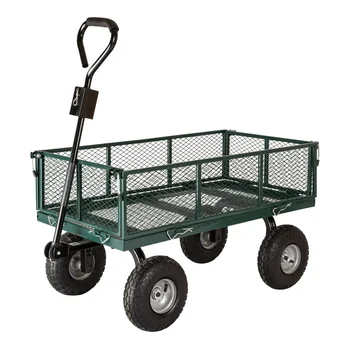 Garden Star капацитет от 700 паунда, 38 x 20 Теглена мрежа градинска количка сгъваема количка-количка