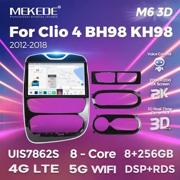 MEKEDE M6 Pro Plus 3D Автомагнитола За Renault Clio 4 BH98 KH98 2012-2018 Мултимедиен Плейър GPS Навигация За Carplay Android Auto
