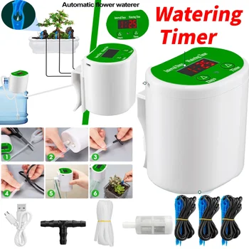 Сферичен кран, таймер за подаване на вода, LCD дисплей, таймер за поливане на градината, устройство за автоматично поливане, система таймер помпа за контролер за напояване
