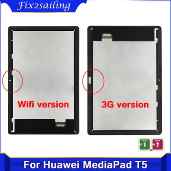 Оригинален 10.1-инчов LCD-дисплей За Huawei MediaPad T5 10 AGS2-L09 AGS2-W09 AGS2-L03 AGS2-W19 LCD Сензорен дисплей и Цифров Преобразувател в събирането на
