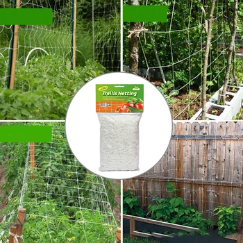 1 Пакет найлон мрежата на окото за игнориране на растения за озеленяване Титуляр за отглеждане на грозде Мрежа за игнориране на градинарство 