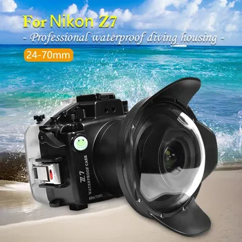 IPX8 Водоустойчив 130fit/40m Професионален Корпуса на Фотоапарата, За да се Гмуркате с Кутия За Nikon Z7 Сърфирах Swimming Diving Case