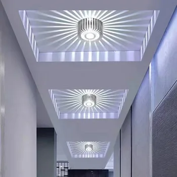Led вътрешно осветление Энергосберегающая лампа в коридора Предпазва очите Тавана прожектори Лесна инсталация Дълголетие за спални баня