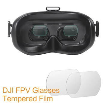 Sunnylife Филм от закалено стъкло комбинирана за DJI FPV Очила V2 Защитно фолио за DJI FPV Дрон Комбинираната Аксесоари