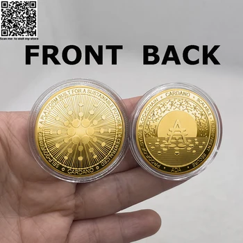 CO57 ПРИ нас се появи повече нови криптовалютных монети Digital Money Ada Cardano Coin за отлично коллекционного подарък