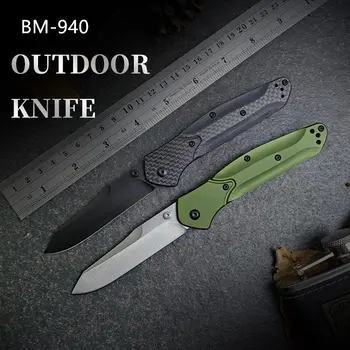 BM940BK / 940 Алуминиева дръжка от въглеродни влакна Ловен джобен сгъваем нож за инструменти ЕРП на открито