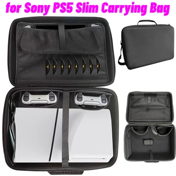 за Sony PS5 Тънък Калъф За Носене, Чанта, голяма пазарска Чанта През Рамото Защитна Чанта От Надраскване, Защита От Падане, Аксесоари за Конзоли PS5 Slim