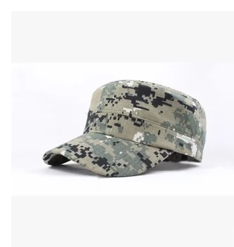 Цифров камуфляжная шапка Casquette, Камуфляжные шапки за мъже, плоска шапка, празни прости камуфляжные шапки, Армията бейзболна шапка за улици в стил милитари