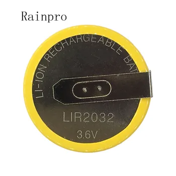 2 бр./ЛОТ LIR2032 2032 с контакти 90 градуса 3,6 за монети