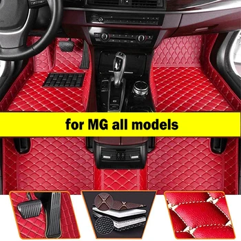Автомобилни постелки по поръчка за MG всички модели MG7 MG3 MG5 GT ZS MG6 HS автоаксесоари за стайлинг на автомобили