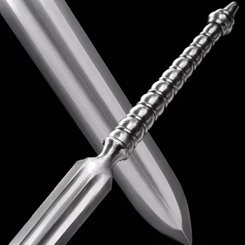 Китайски цял нож ръчна изработка с острие от високо стомана, остър боен нож от неръждаема стомана