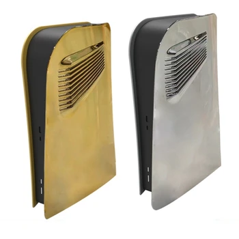 Предна панел с покритие покритие и вентилационни отвори за охлаждане, извити сменяеми плочи, съвместими с аксесоари Playstation5