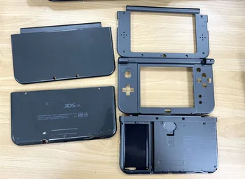 Замяна обвивка от 5 части за новата конзола 3DS XL LL, горна долна тампон, средната рамка, обвивка, калъф