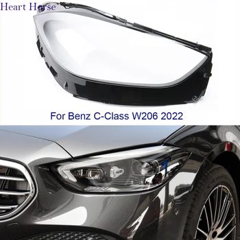 За Mercedes-Benz C-Class W206 Фарове, Капак На Обектива Корпус Светлини Лампа Лампа Замени Оригинална Лампа 2021 2022