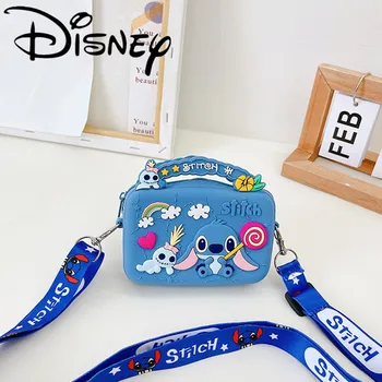 Нови чанти за през рамо Disney Бод за деца, мультяшные Мики Маус, Стеллалу, силикагелевые чанта през рамо за момичета, дамска мини чанта