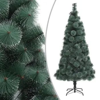 Зелена изкуствена коледна елха с led 120 см/150 см./ 180 см/210 см / 240 см от PVC и ПОЛИЕТИЛЕН