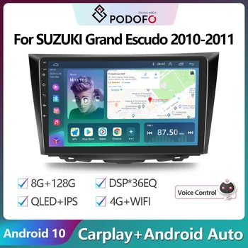 Podofo За SUZUKI Grand Escudo 2010-2011 Авто Радио Мултимедиен Плейър Навигация стерео Android GPS No 2din 2 din dvd