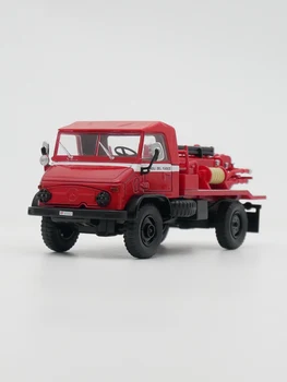 Хвърли под налягане Мащаб 1/43 Benz 404 Пожарната Инженеринг Превозно Средство Модел на Колата От Сплав Колекционерско Бижу Подарък-Метална Играчка