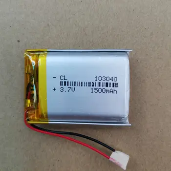 3,7 На 2 тел 103040 103040P 1500 mah литиева батерия с защитно плащане, се използва за Bluetooth MP4 1 бр./лот