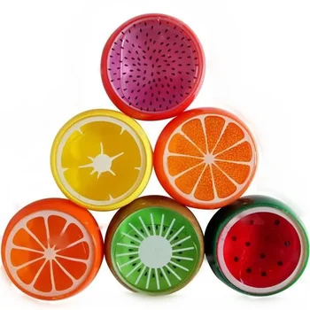 Ensemble de 6 piÃces colorÃ© fruits cristal boue moelleuse magnÃ©tique polymÃre argile boue plastique jeu pÃ¢te jouets pour enfants