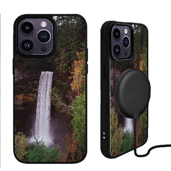Калъф за мобилен телефон с изглед към водопад индивидуален дизайн за iphone Калъф луксозен калъф за телефон за iphone pro 15 12 13 14