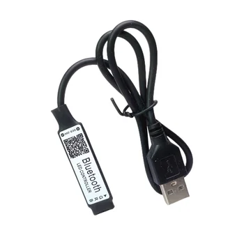5V USB Powered RGB Bluetooth Контролер 4-Пинов Led Контролер С 24-Кнопочным IR Дистанционно Управление За Led Лента 2835 5050 RGB