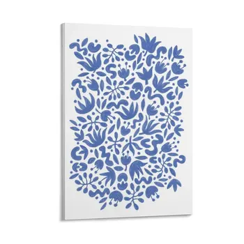 Дельфтский синьо С цветен модел | ръчно рисувани № 2, Бои, тапети, домашен декор