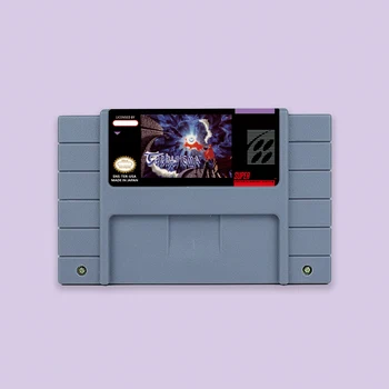 Ролева игра Terranigma за SNES с 16-битова една карта с патрон за игрови конзоли САЩ NTSC или PAL EUR