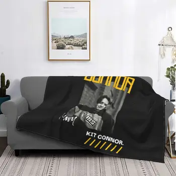 Комплект британски актьор Коннора, бархатное одеяло Есен/зима на 90-те години, дишащи Супер топли завивки за легла, диван, плюшевое коварен одеяло