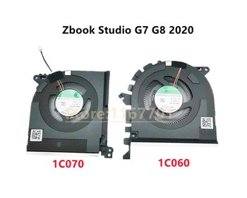 Нов Оригинален Вентилатор за Охлаждане на процесора/графичен процесор за Лаптоп HP Zbook Studio G7 G8 2020 EG50050S1-1C060-S9A EG50050S1-1C070-S9A