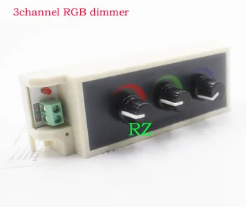 Контролер RGB DC12-24V 3-канален контролер RGB LED-диммера за led лента 3528 smd 5050-доброто качество