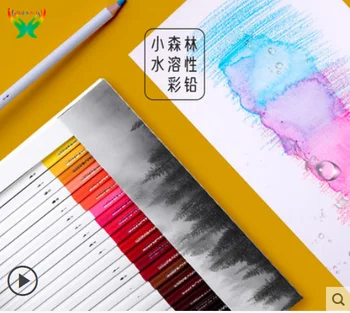 Miya 24/36/48 цветен водоразтворим цветен молив, Картонена кутия, боя на водна основа, държач за химикалки, стоки за бродерия