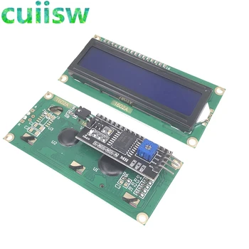 10ШТ модул LCD1602 + I2C LCD 1602 от син екран PCF8574 IIC/I2C за arduino Преходна плоча LCD1602
