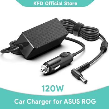 KFD Зарядно за Лаптоп Адаптер за Постоянен ток 12 В 24 В Зарядното Устройство за ASUS ROG GL551JW GL553VD GL553VW G550 19 В 6.32 A 120 W захранващ Кабел