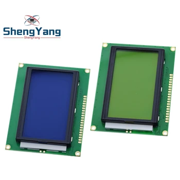 TZT 128*64 ТОЧКИ LCD модул 5 В син екран 12864 LCD дисплей с подсветка ST7920 Паралелен порт LCD12864 за arduino
