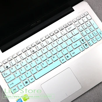 15-инчов силиконов калъф за лаптоп клавиатура протектор за Asus R540L 540L F556 R558 K556U X550 X554L R540UP R557L R556UJ R558U L5900U